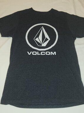 Volcom T-Shirt Mens S Dark Grey Graphic T-shirt